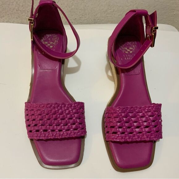 Vince Camuto Bretandi Adjustable Espadrille Wedge Sandals 7 M/ 37.5 - Picture 10 of 10